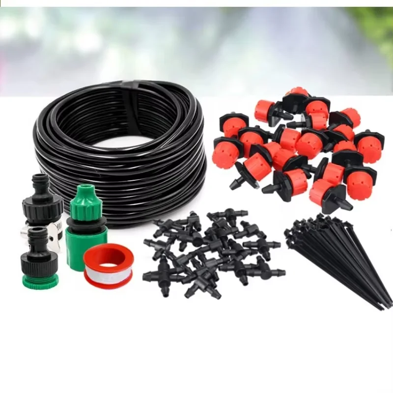 Garden Irrigation System Watering Drip Kit/DIY Saving Water Automatic Irrigation Equipment Set for Garden Greenhouse