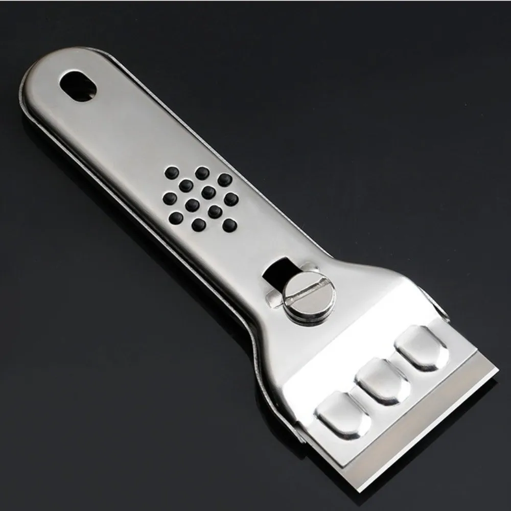 Stainless Steel Heavy Dirt Clean Shovel Safy Multifunctional Ceramic Hob Cleaning Tool Rust Proof Cooktop Cleaner Tool