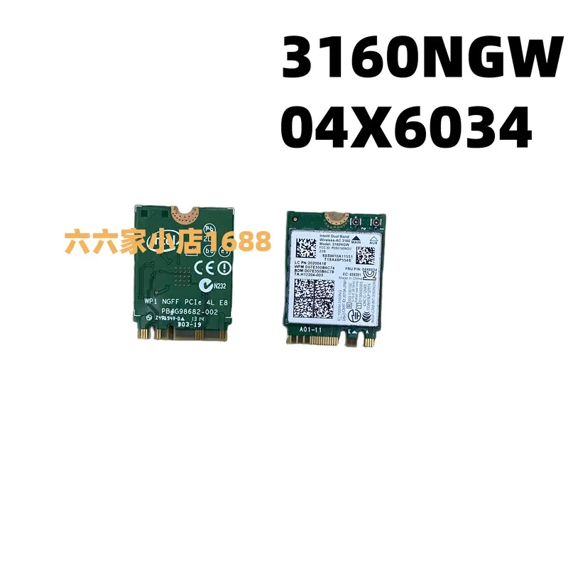 Wireless Network Interface Card 04X6034 for Lenovo Z40-70 Z50 B50-80 Flex 2 Pro-15 2-14 WiFi Adapter Replacement Part