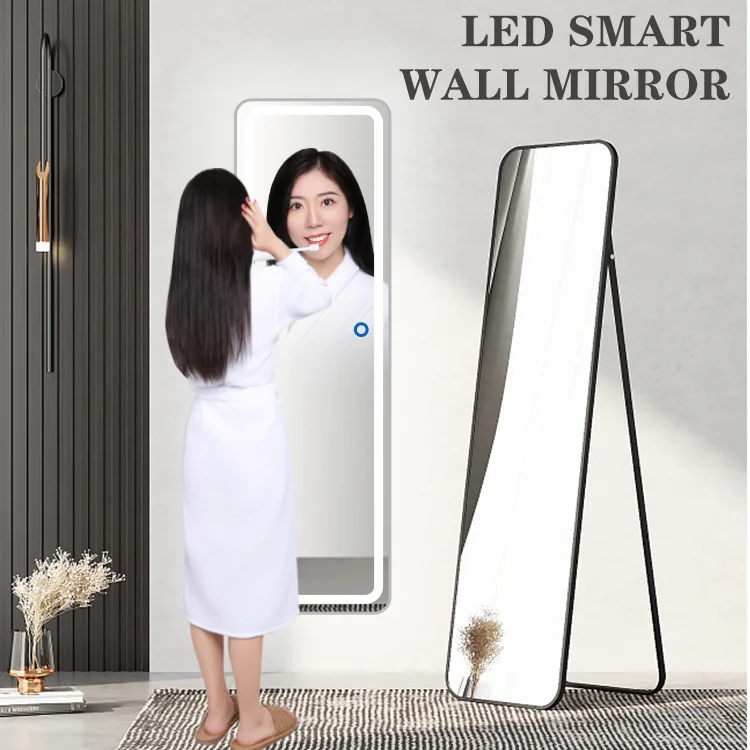 Big Smart Espelho Espejo Inteligente Espejos Con Luz Led Makeup Mirror Wall Bathroom Vanity Mirror Bath Mirrors With Led Light