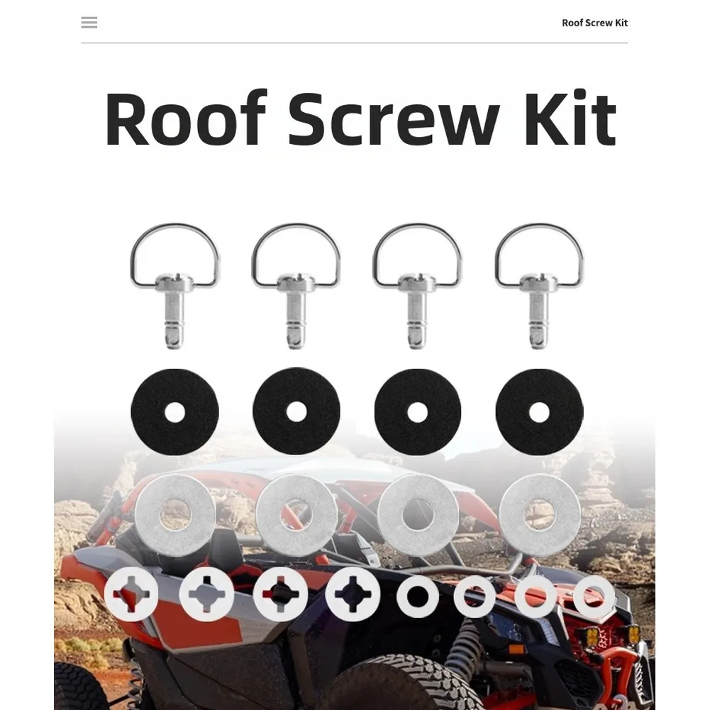 

For UTV Roof Quick Release Bolt Fastener Kit Modification Parts Aluminum Alloy Screw FOR CAN-AM X3 Models
