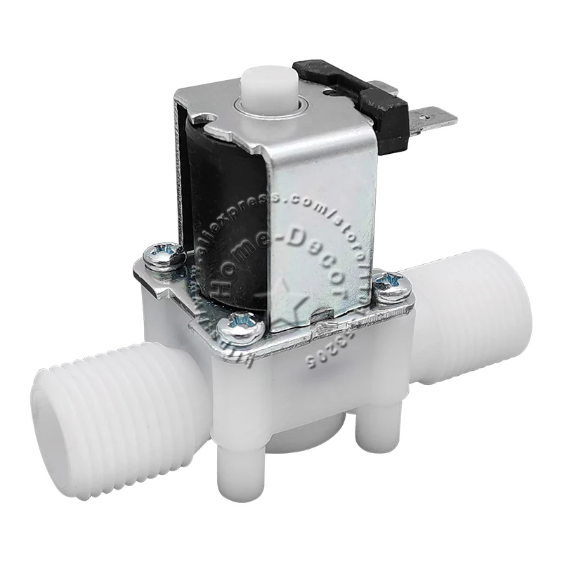 

1pcs G3/8" G1/2" G3/4 16mm 20mm 26mm DC15/20/25 DC12V/24V Normally Open Plastic Electric Control Solenoid Valve Water Valve #8