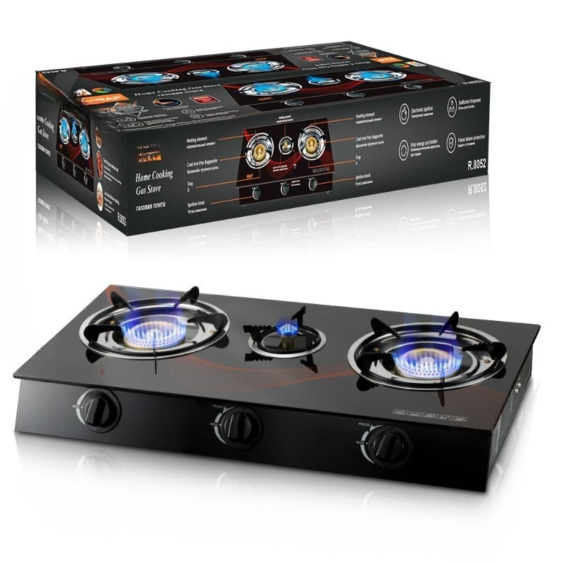 European-style European furnace three-eye stove, three-stove simple European gas stove