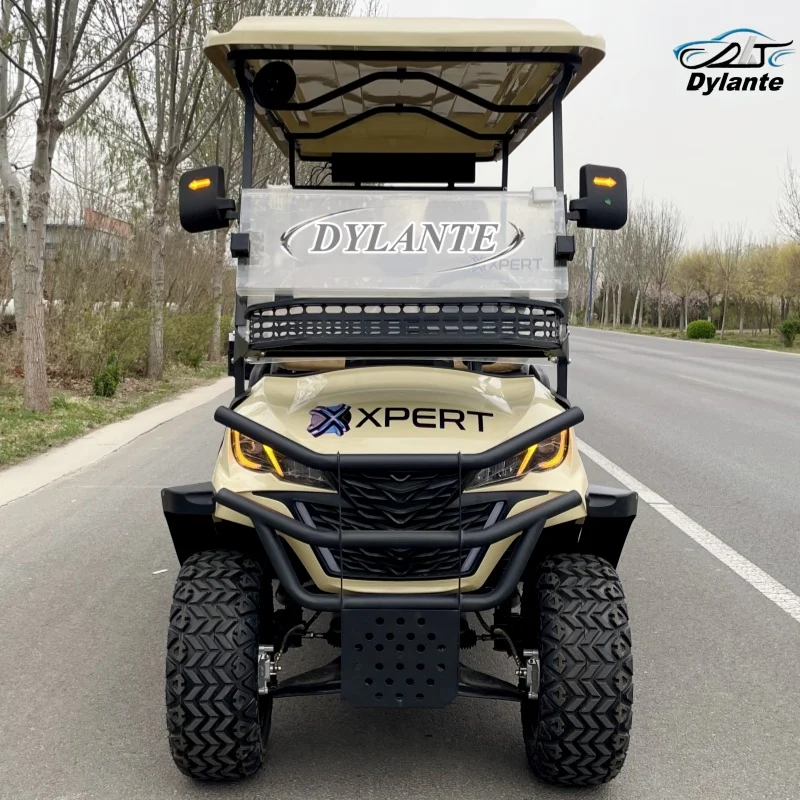 

2025 New 4+2 Seat Adult Multi-Function Electric Golf Cart with Customizable Speakers and LED Ambient Lights