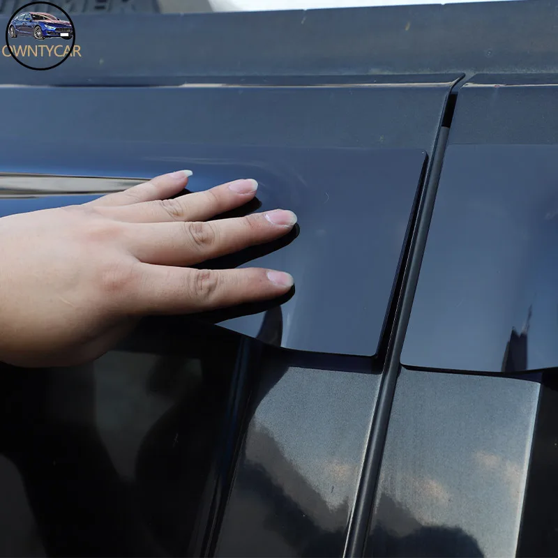 For Hummer H2 H3 2003-2009 ABS Car Exterior Visor Vent Shades Window Sun Rain Guard Deflector Car Accessories