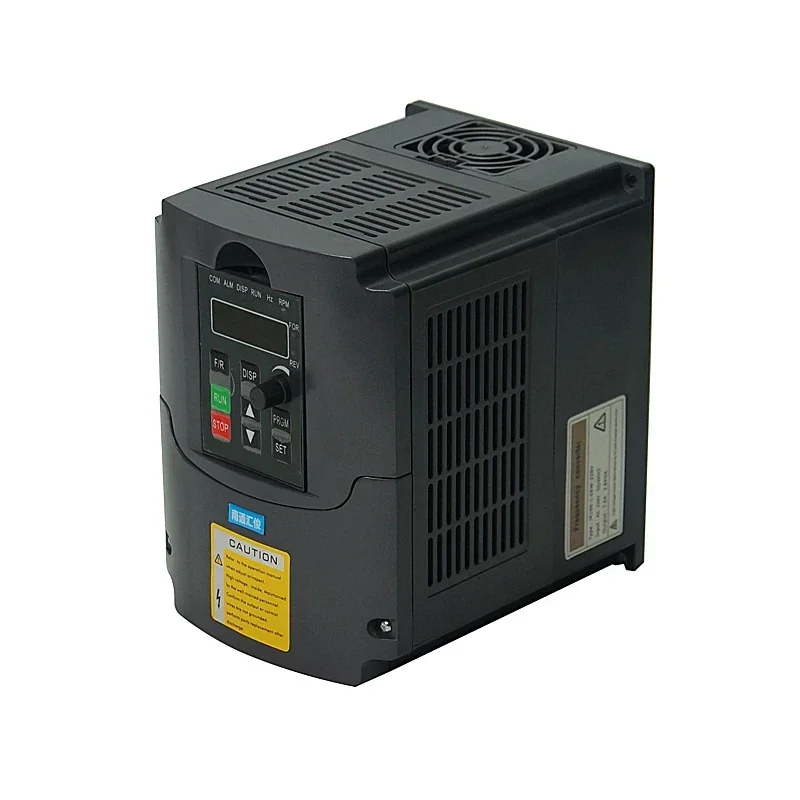 1.5KW 2.2KW VFD Variable Frequency Drive for Wood Metal CNC Milling Spindle Variable Frequency Inverter Output 3 Phase Spindle