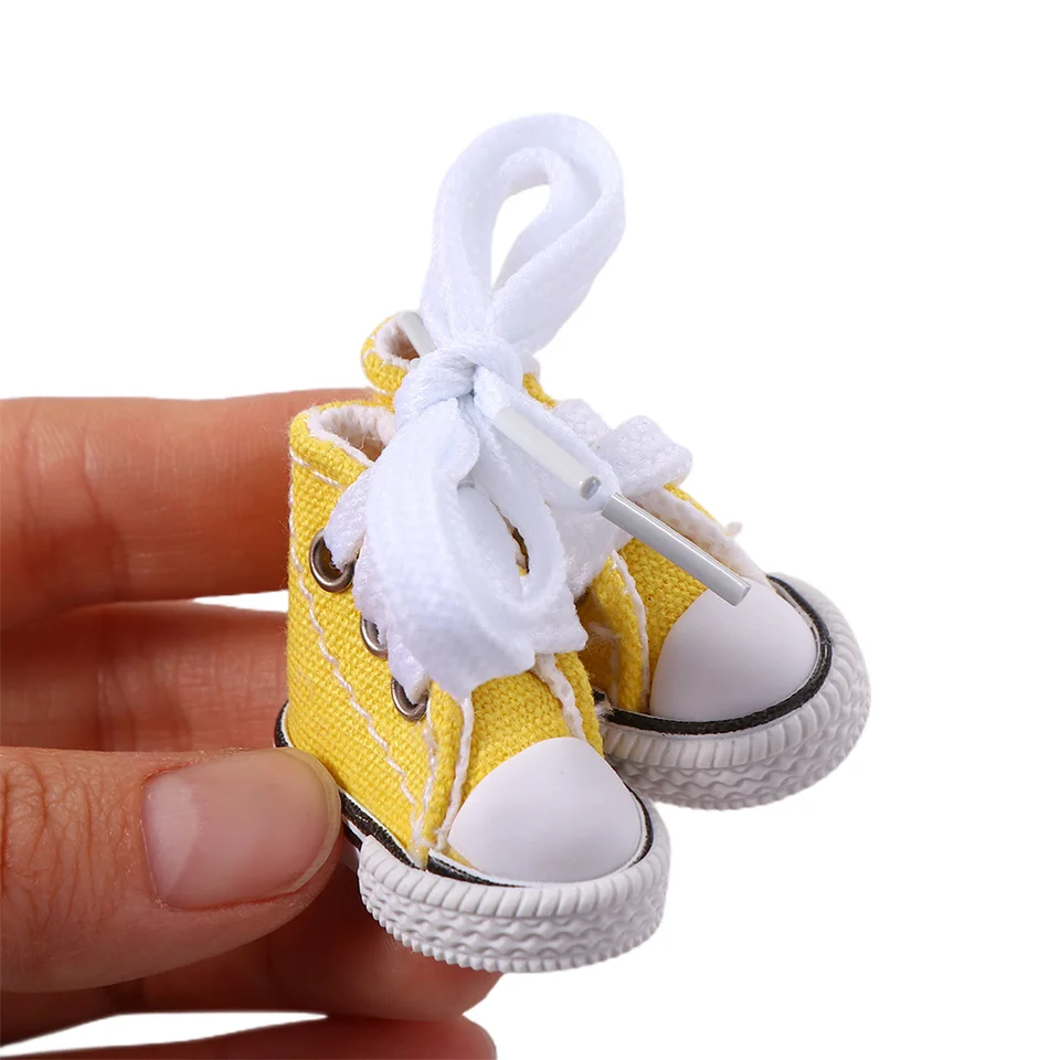 Chaussures en toile décontractées pour poupées, accessoires vestisens, chaussures de sport, baskets à la mode, bricolage, jouets cadeaux, 1/11, OB11, 2.5x1.2cm  26