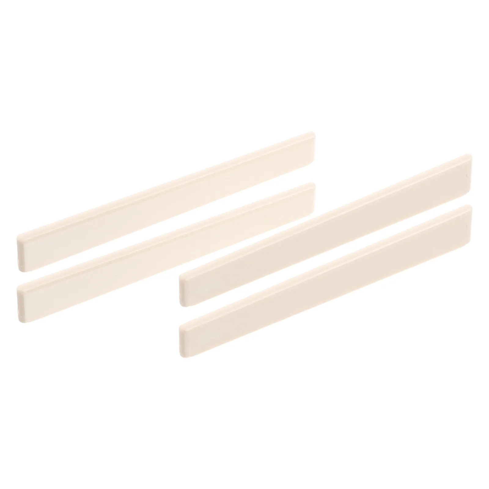 4Pcs Guitar Bridge Saddle Plastic Classical Guitar Parts Replacement Acoustic Bridge Components Music Instrument Accessories