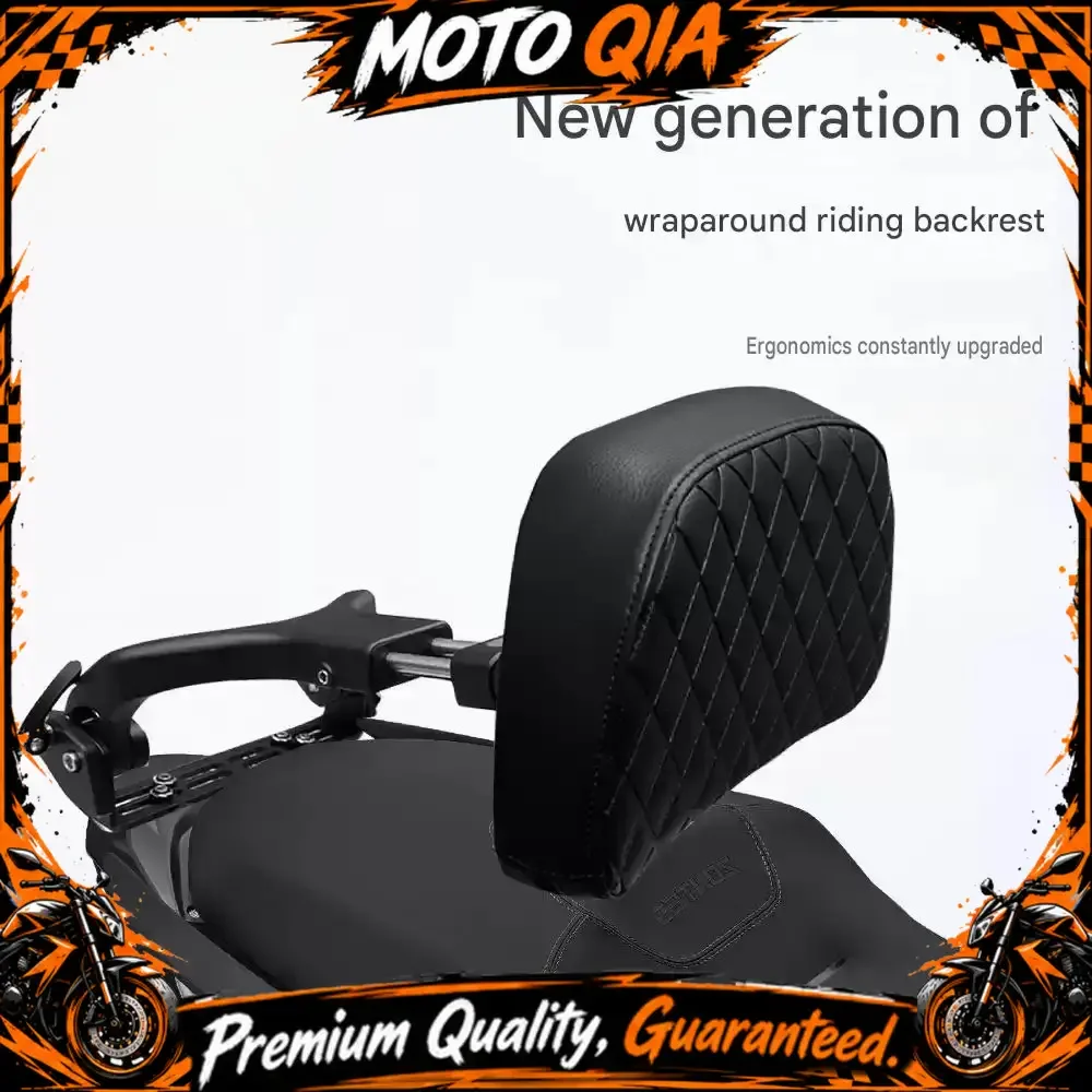 Compatible with ZONTES 125V 150V, adjustable backrest, telescopic and foldable backrest for non-destructive installation.