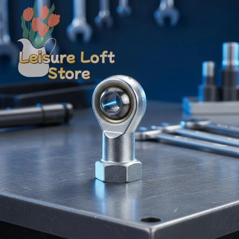 M5-M20 Ball Bearing Fish Eye Rod End Joint Male Right Thread Durable Metal for Auto Damper Suspension Linkage