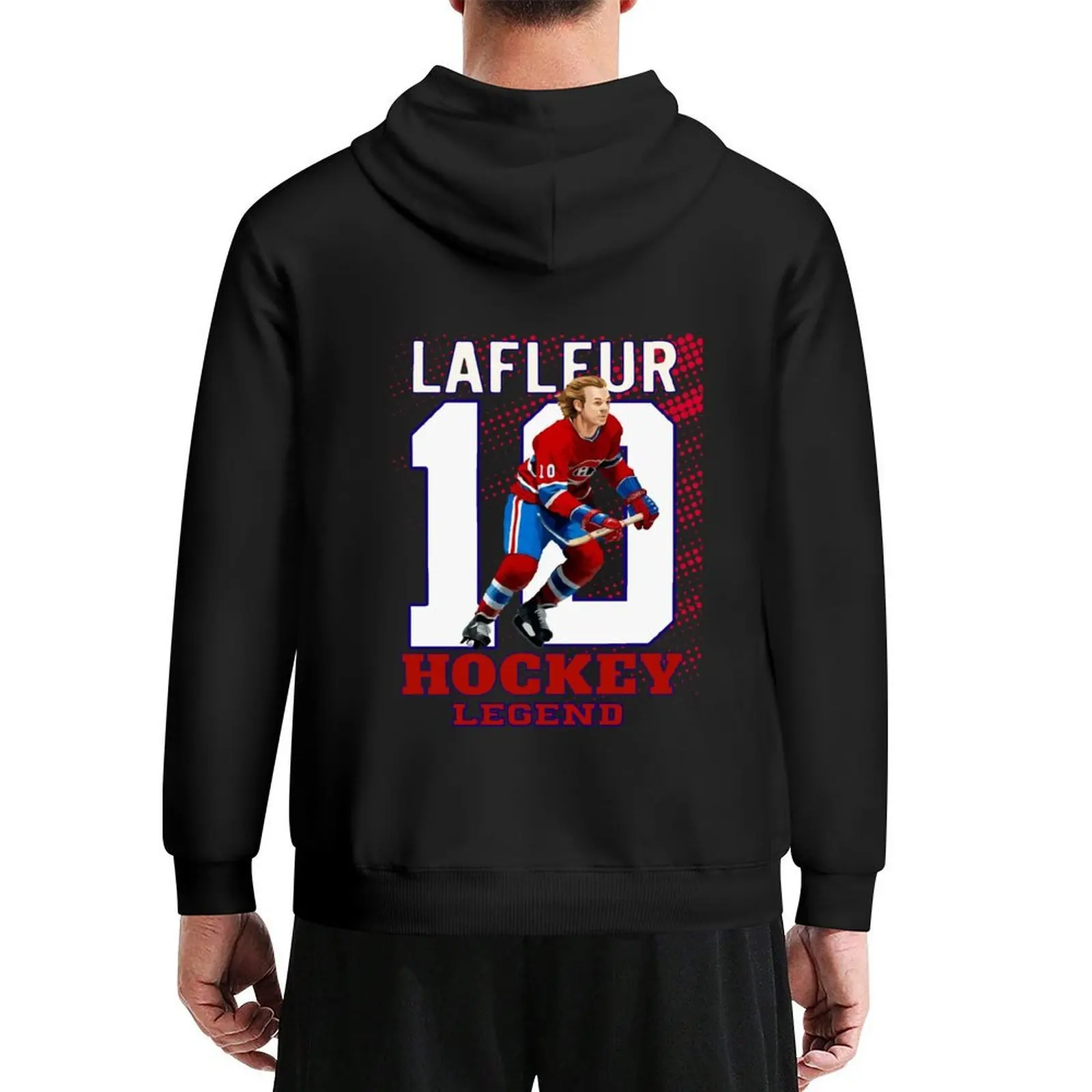 

Guy Lafleur 10 Canadian Hockey Legend Classic Hoodie hooded shirt winter clothes tracksuit men