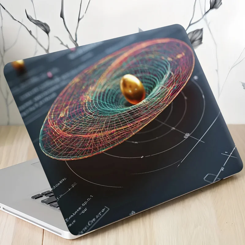 2 pieces, laptop sticker, creative planet model laptop sticker, computer protective case, scratch resistant,