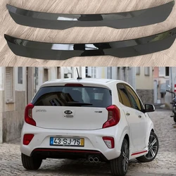 Spoiler For KIA Morning Picanto Window Gloss Black Accessories ABS Plastic Car Universal rear wing Trunk Roof Lip Spoilers