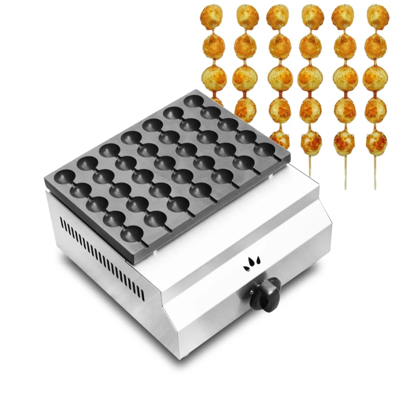 Commercial Gas egg waffle machine takoyaki maker fish grill takoyaki waffle maker ball takoyaki grill