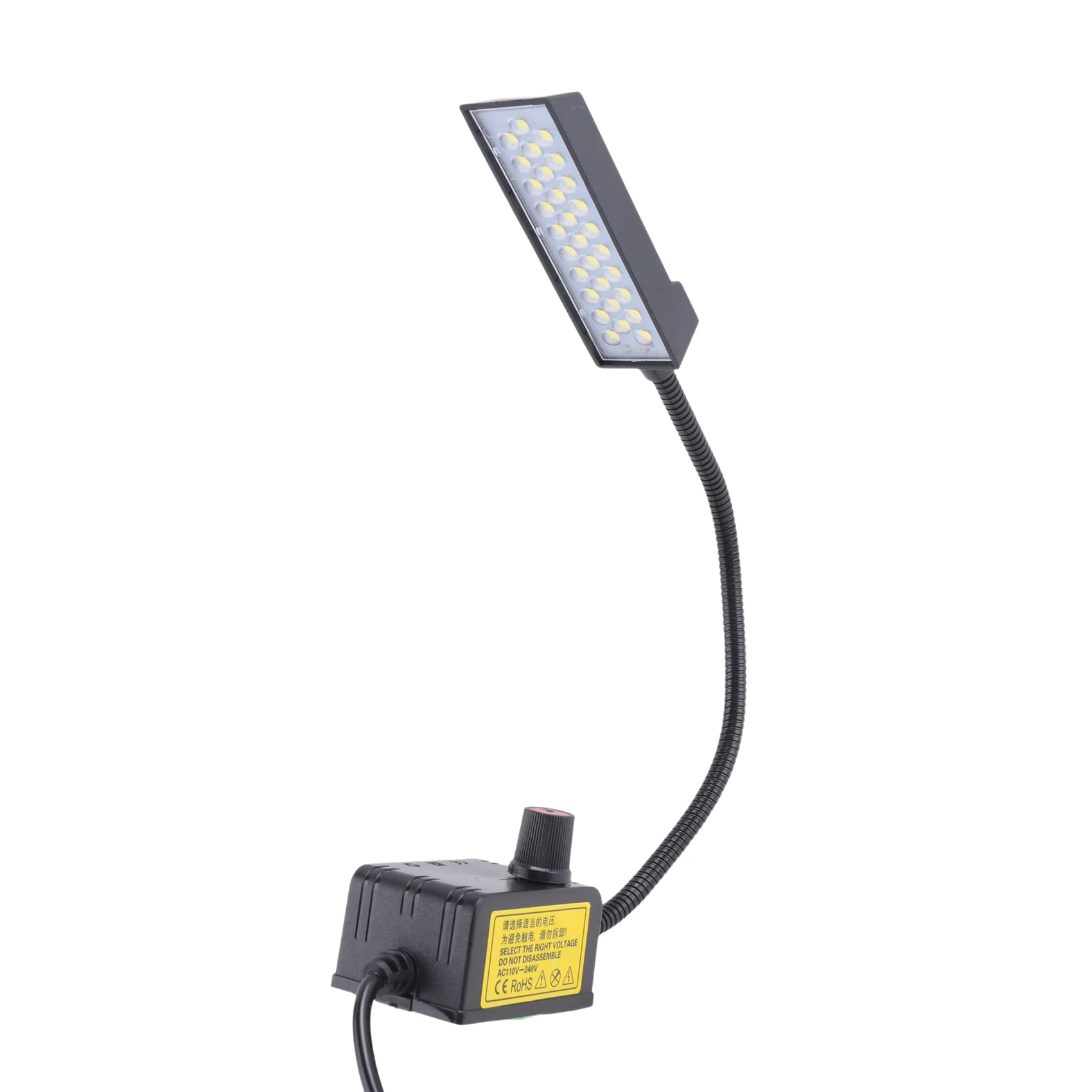 ไฟเย็บผ้าแบบหรี่แสงได้ 30 LED สำหรับโต๊ะทำงาน เครื่องกลึง เครื่องเจาะ พร้อมแขนยืดหยุ่น-ABPP