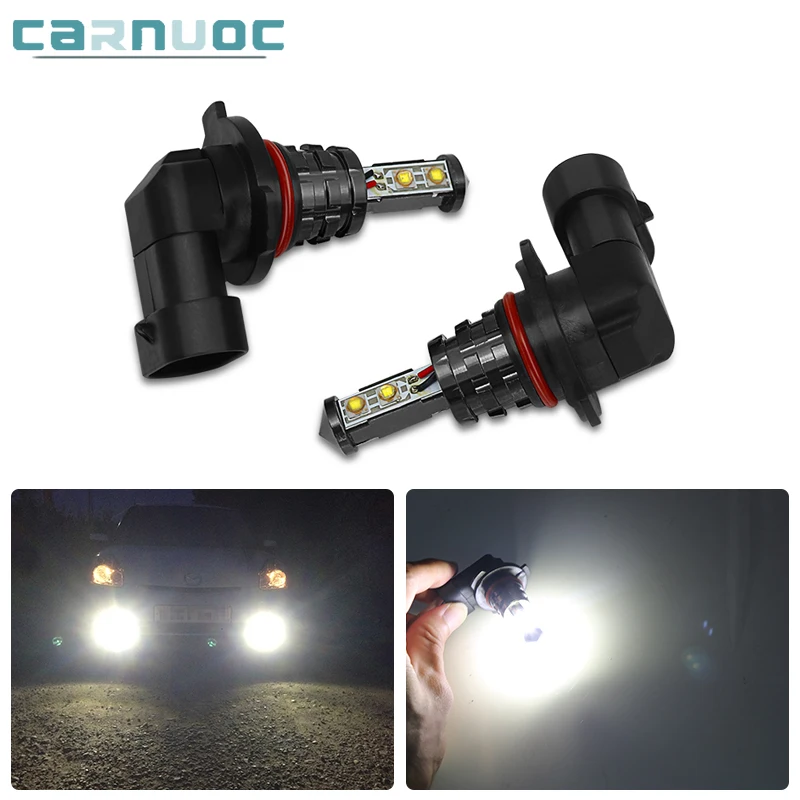 

2Pcs/set LED Car Running Lights Fog Light Bulbs 9005 HB3 Auto Driving Lamp 12V 6000K White Car Accessories