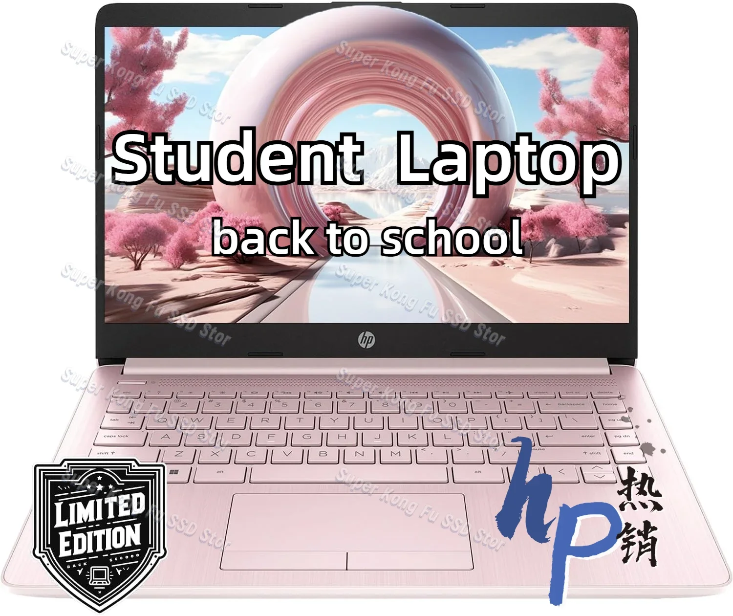 

FOR 14-inch HD Student Laptop with 1 Year of Microsoft 365, Intel Quad-Core Processor, WOWPC Suite, Windows 11