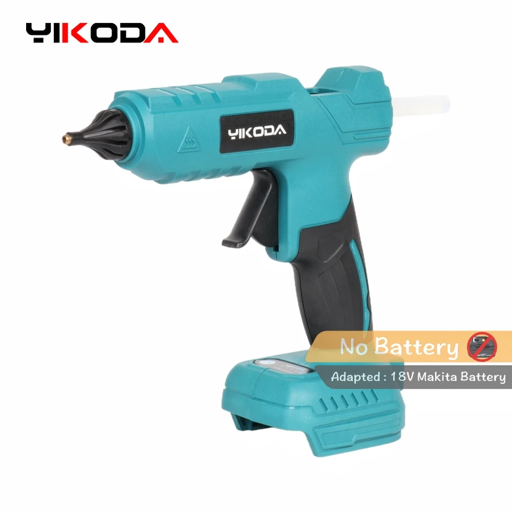 Pistolet à colle thermofusible électrique sans fil 18-21V, pour batterie Makita 18V avec bâtons de colle de 11mm, outil de réparation de bricolage à domicile