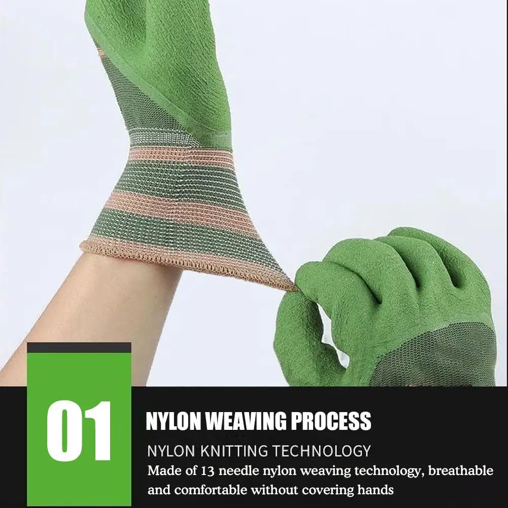 Gardening Gloves Thorn Proof Work Garden Gloves Breathable Garden Gloves Waterproof for Cactus Rose and Blackberry for Women/Men