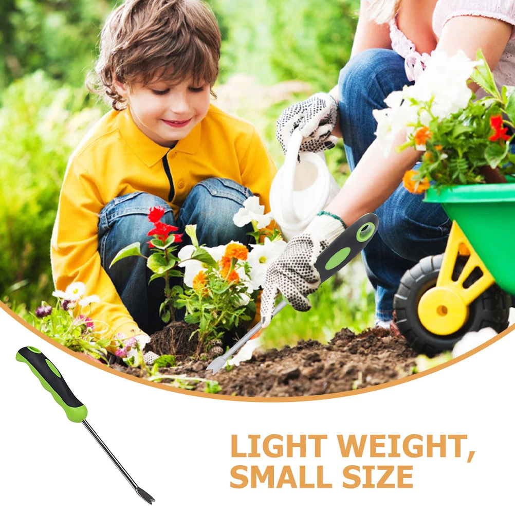 

Garden Weeding Tools L Shaped Manual Puller Ergonomic H Shovel Loosener Plant Small Lightweight Storage weed removal shovels