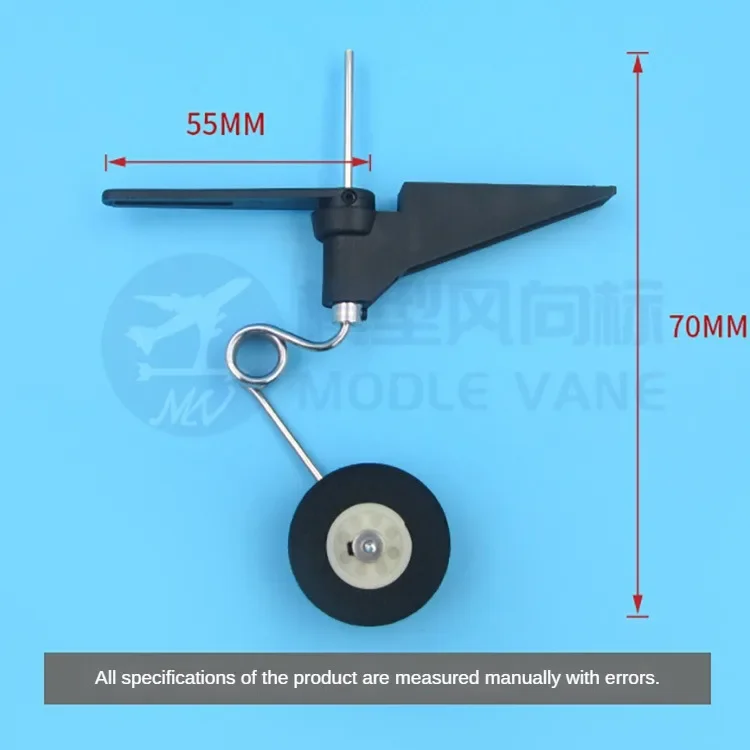 Train d'atterrissage de roue arrière de niveau 60-120, assemblage rapide pour avion RC, 1 pièce