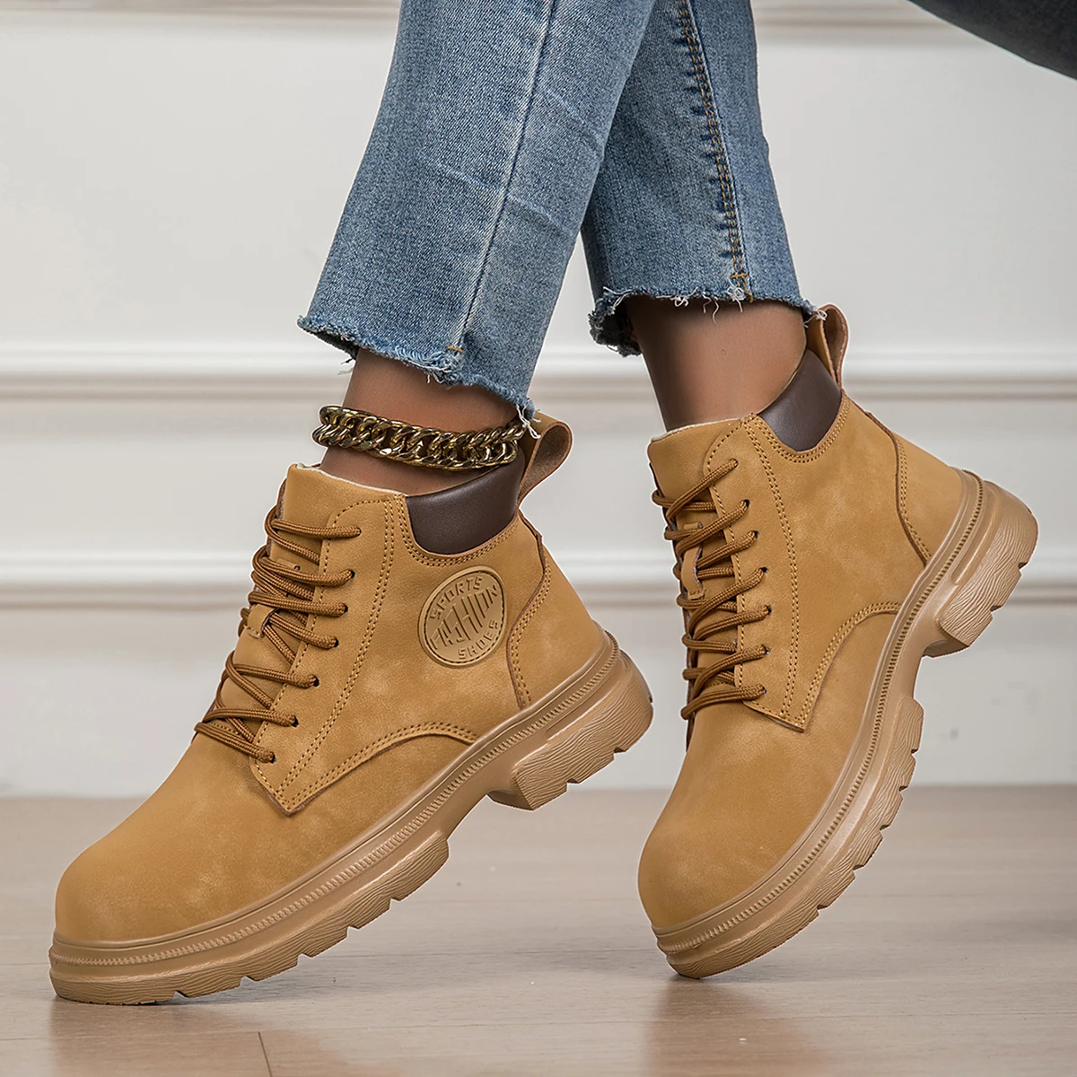Sepatu Bot Kerja Unisex Model  - Men'S Shoes No Laces ulasan dan harga