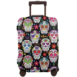 Funda colorida para maleta con calavera pequeña, funda protectora antiarañazos para equipaje, bolsa para el hogar, fundas para equipaje de viaje para 18-32 pulgadas