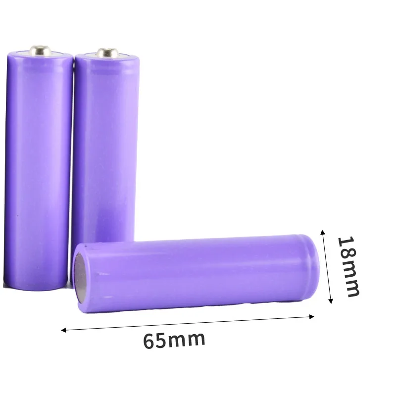 18650 Li-On rechargeable 2000mah Button Top Type Tool battery cells can be assembled