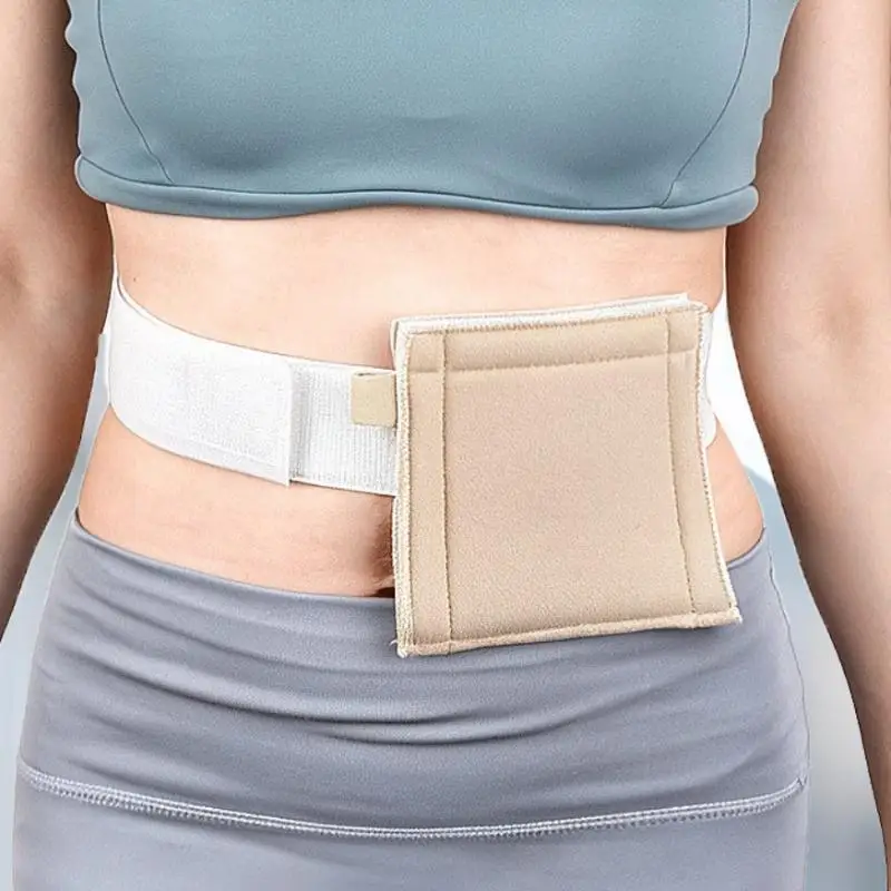 Gastrostomie-Fixierungsgurt mit verstellbarem elastischem Riemen, sicherer Schlauchhalter für die tägliche Pflege nach der Gastrostomie zu Hause. – Detail 6