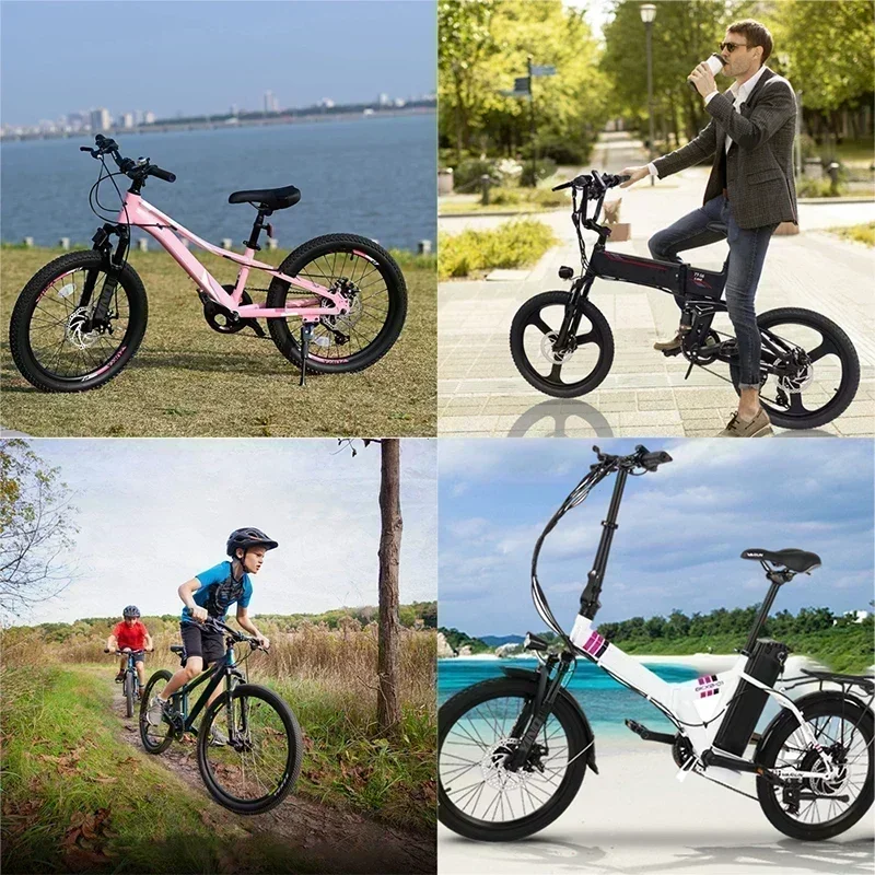 BUCKLOS 20Inch Air Fork Travel 100mm Disc Brake Air Suspension Fork 9*100mm QR MTB Touring Folding Bike Air Fork Bicycle Parts