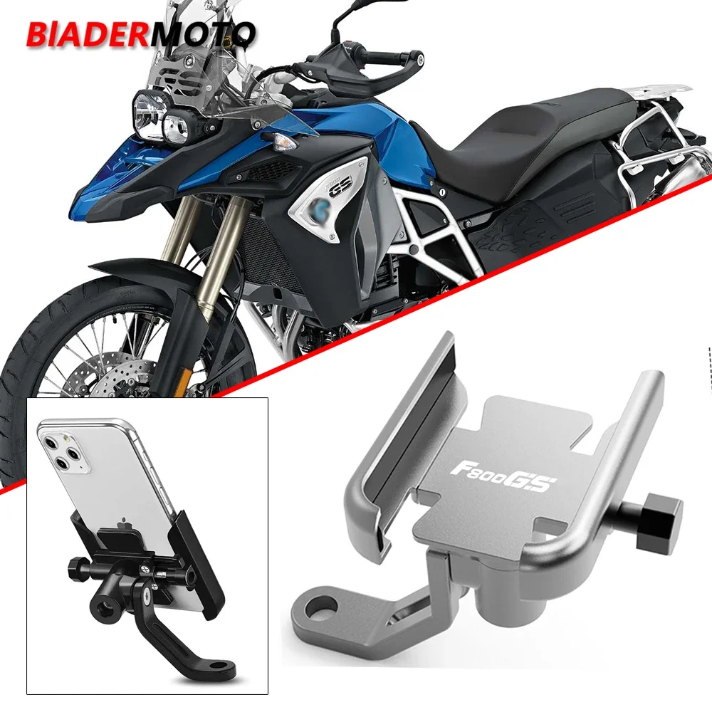 For BMW F800GS F800 GS F 800 GS 2009 2010 2011-2024 2023 2022 2021 Motorcycle CNC Handlebar Mobile Phone Holder GPS Stand Bracke