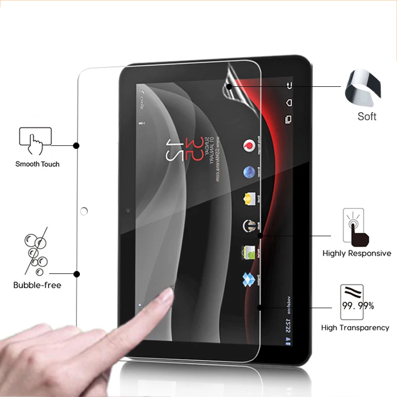 ANti-Scratched Clear Glossy screen protector film For Vodafone Smart Tab 10 10.1