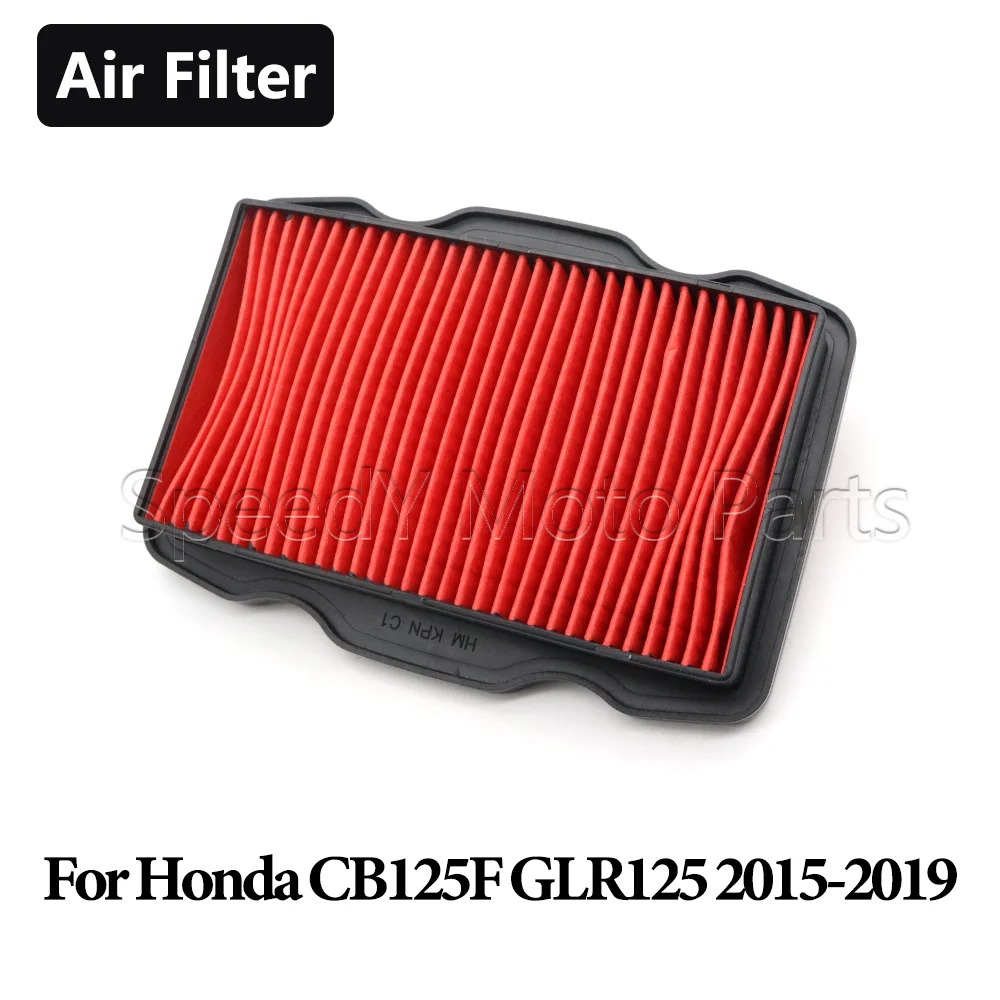 Filtro de aire para motor de motocicleta Honda CB125F GLR125 CB 125F GLR 125 2015 2016 2017 2018 2019, elemento de filtro de entrada de aire