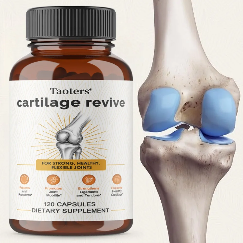 Cartilage Revive + Joint Support Supplement for Men and Women - with D-Glucosamine, MSM, Vitamin D3, C and More