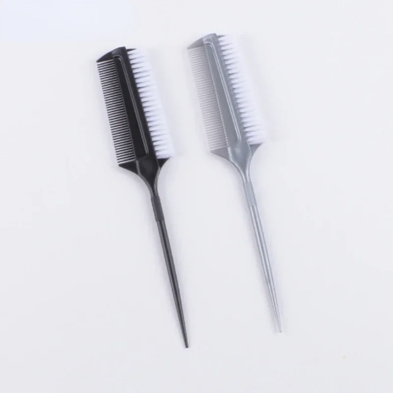 Double Side Dye Comb with Nylon Hair Comb Drying Brush Tinting Combs Hair Color Brush Professional Hairdressing Styling Tools