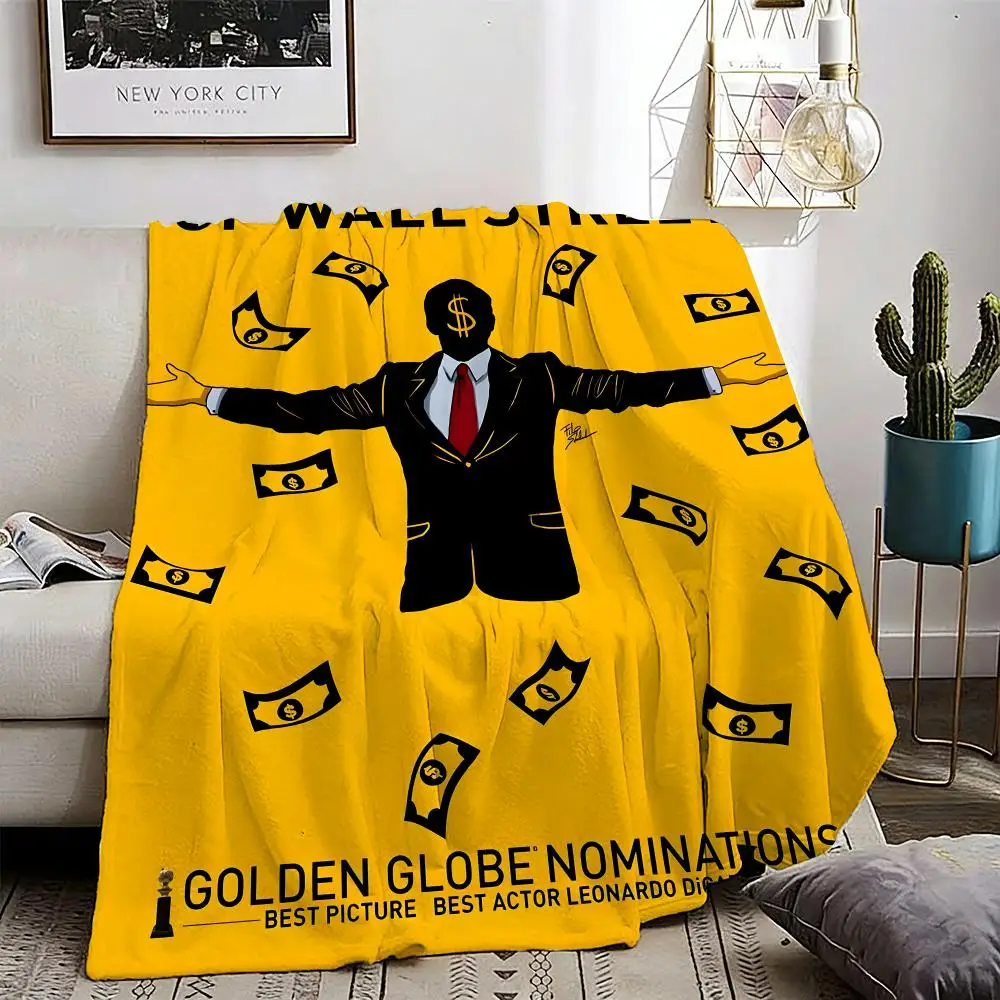 

TV The W-Wolf Of W-Wall S-Street Throw Lightweight 240g Flannel Blanket Soft Skin-friendly for Summer Cooling