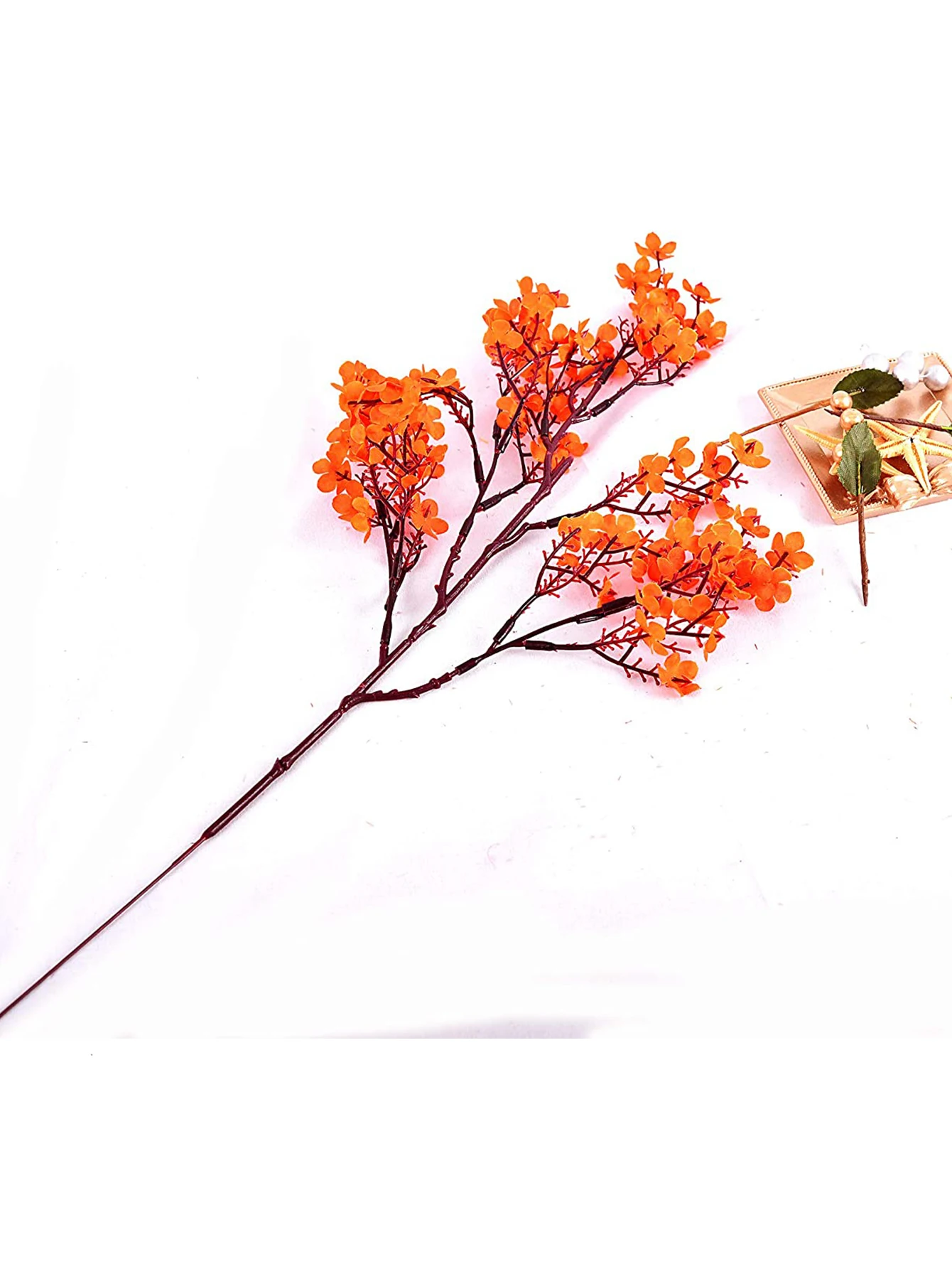 Gypsophila Künstliche Blumen Weißer Zweig Hochwertiger Baby Atem Gefälschte Pflanzen Langer Blumenstrauß Zuhause Hochzeitsdekoration Herbst Weihnachten