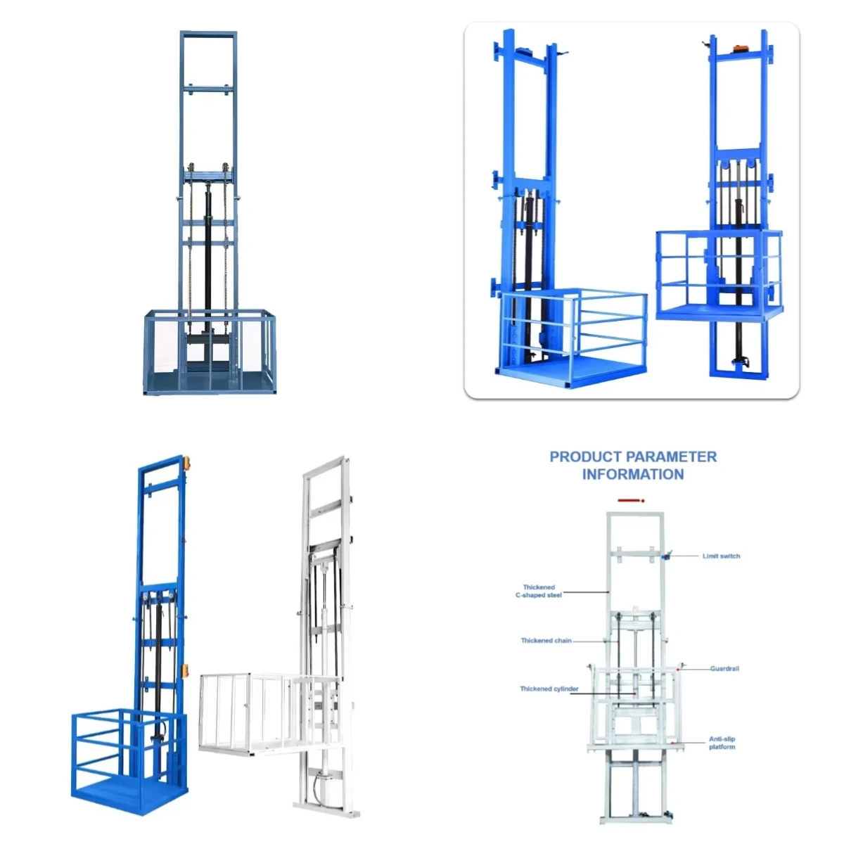 

Gold Seller High Quality Warehouse Household Cargo Lifting Platform Electric Lift Electric Hydraulic Lift Truck Freight Elevator