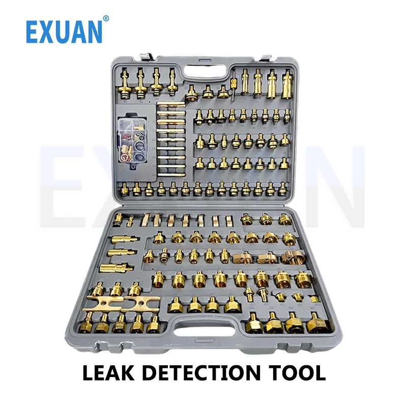 Automotive Air Conditioning Leak Detection Tool Pure Copper Leak Detection And Repair Toolbox New Energy Truck Leak Testing Tool