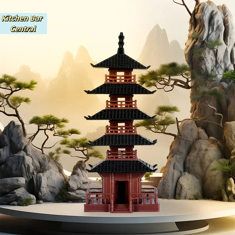 Mini statue de pagode, modèle  - Mini Bonsai Zen Garden avis et prix