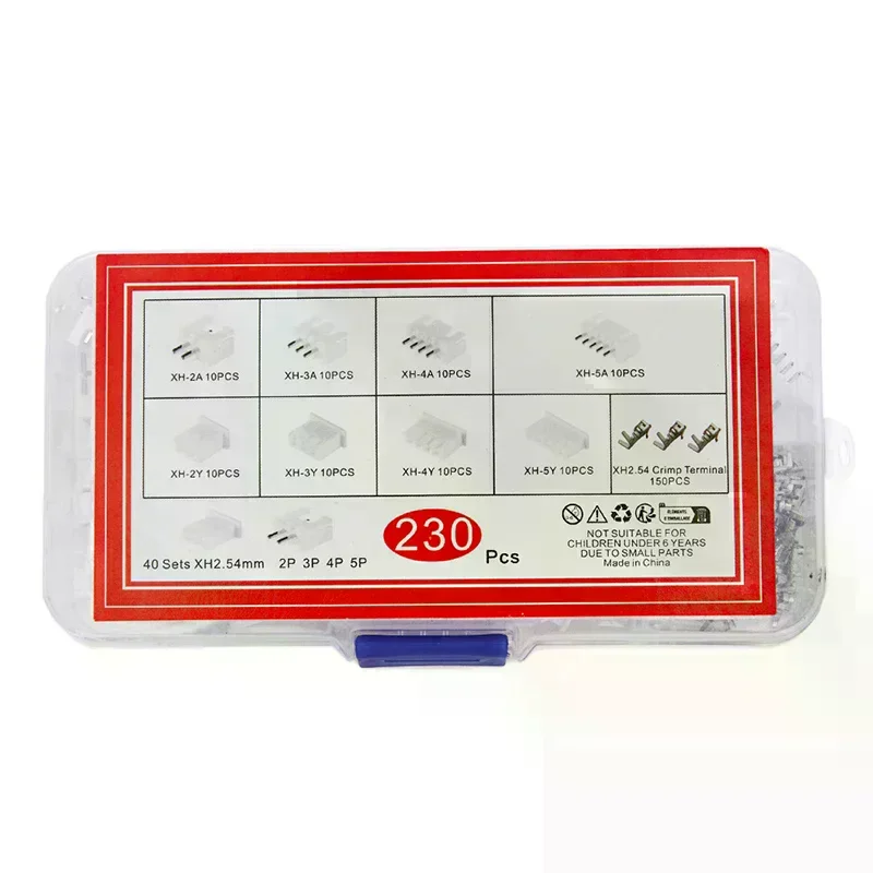 230Pcs XH2.54 PH2.0…