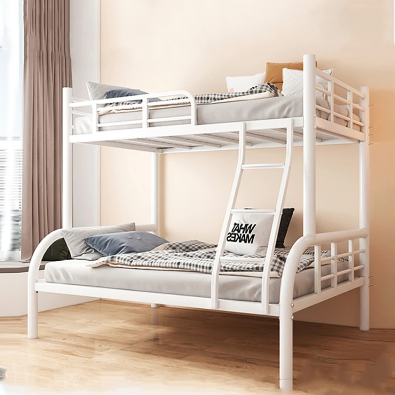 

Top and bottom bunk iron beds, mother bed apartment, simple high and low bed, double layer iron bed, student dormitory, double