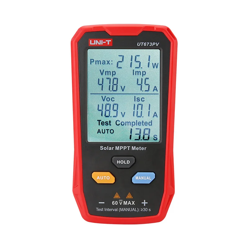 UNI-T UT673PV Solar MPPT Meter Solar Panels Testing For Rapid Diagnosis Of Photovoltaic Module Failure In Solar Power Generation