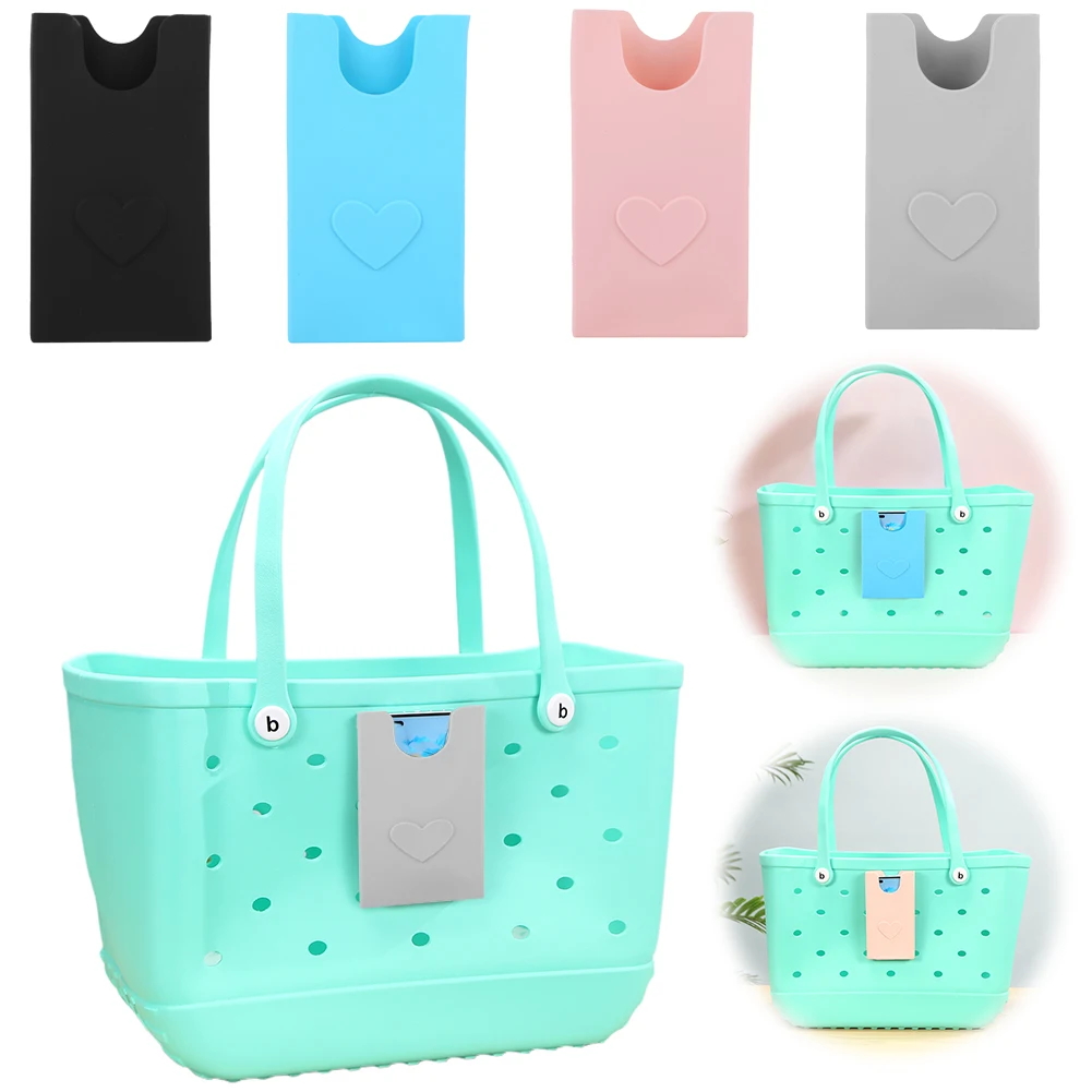 

Чехол для телефона в форме любви, очаровательный аксессуар, совместимый аксессуар-вставка для пляжной сумки Bogg EVA, подвесные декоративные аксессуары