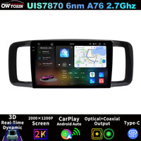 QLED 2K Screen UIS7870 A76 Android 13 Car Multimedia Player For Honda N-ONE 2012-2020 Bluetooth 5.0 CarPlay GPS Navigation Radio