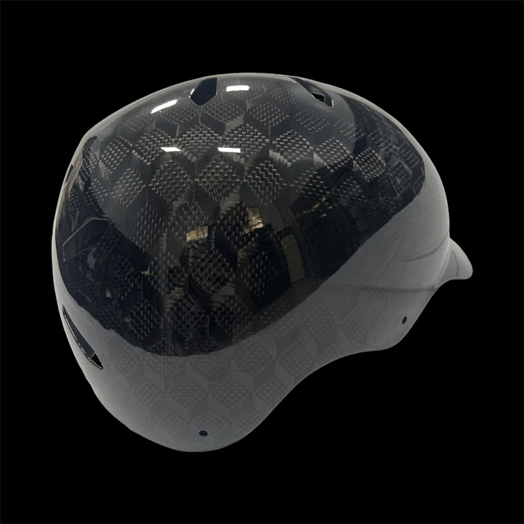 Capacete de bicicleta vintage modular em fibra de carbono, design elegante e leve, equipamento de proteção seguro para ciclismo e patinação unissex.