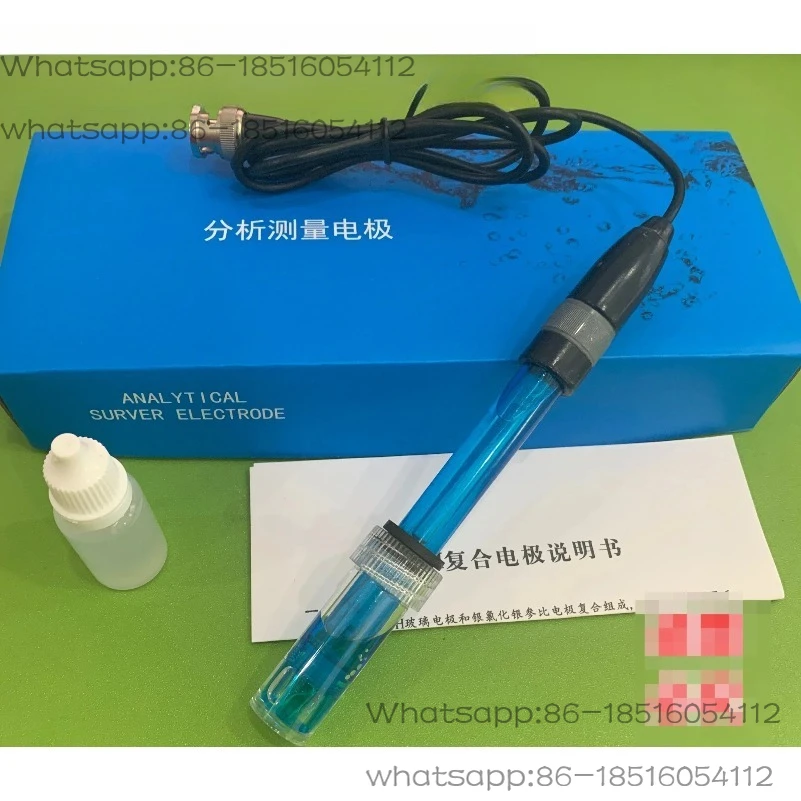 Композитный электрод PH типа Shanghai Yue Magnetic e-201-c-9 можно наполнить жидкостью.