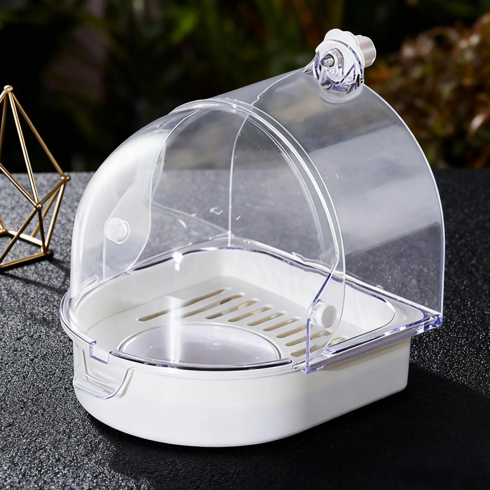 

Клетка для птичьей ванны, прозрачная чаша для душа, коробка, брызгозащищенная прозрачная клетка для птичьей ванны для внутреннего окна, корелла, Conure, канарейка