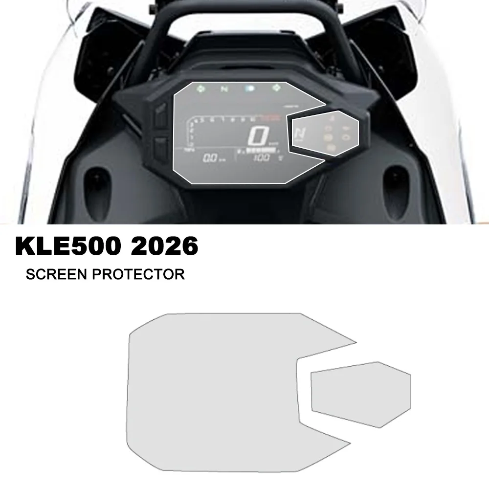 For Kawasaki KLE500 KLE 500 2026 Motorcycle Scratch Cluster Screen Dashboard Protection TFT LCD Instrument Film
