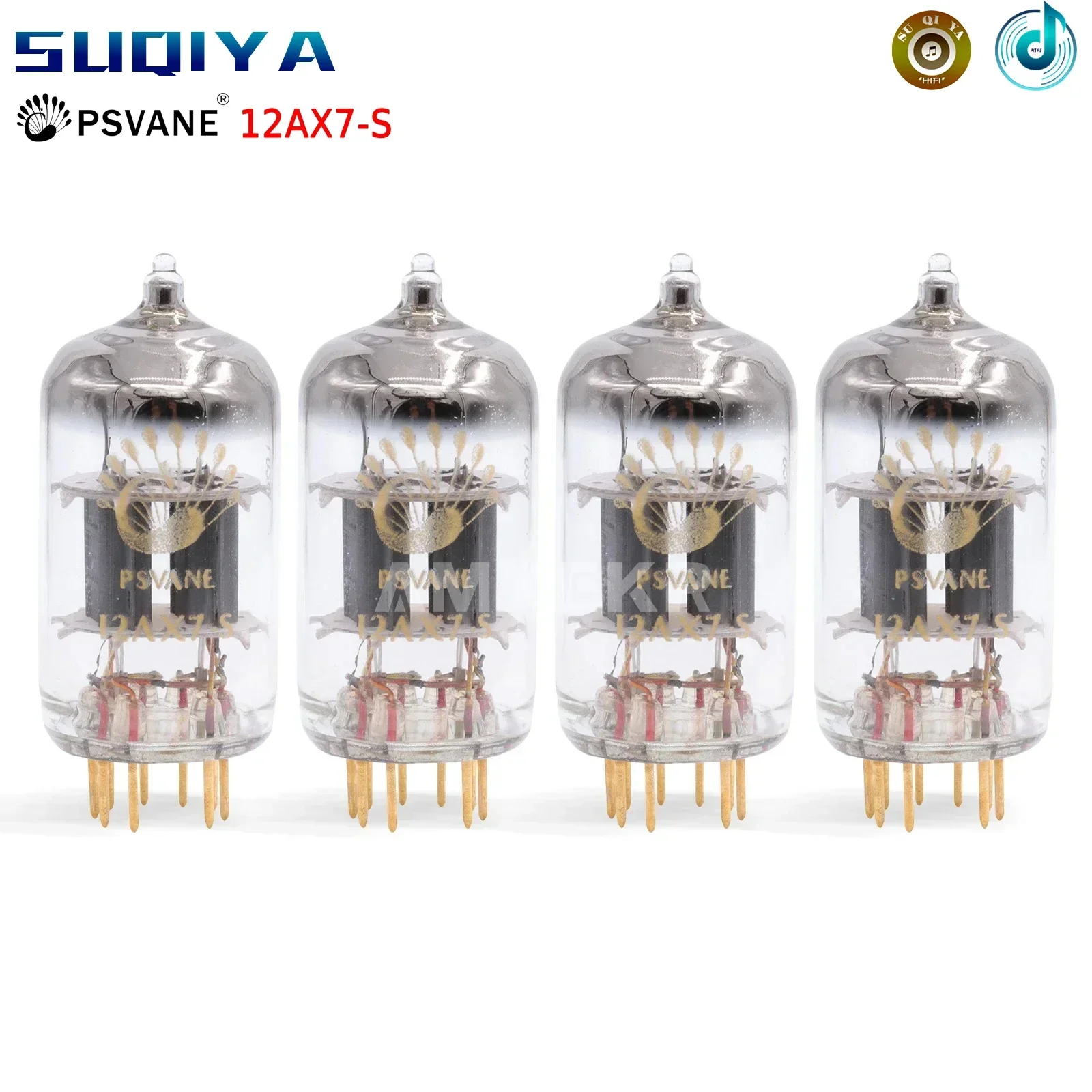 SUQIYA-PSVANE 12AX7-S Vacuum Tube Replaces 12ax7 ECC83 for Electronic Tube Amp Audio PreAmplifier Precision Matched and Tested